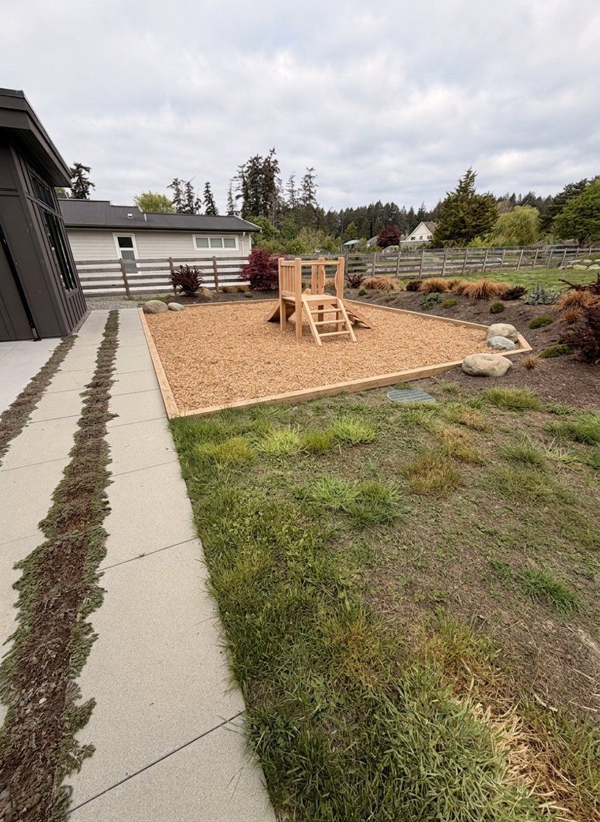 Outdoor play area and landscaping - O’Callaghan Landscaping Ltd.