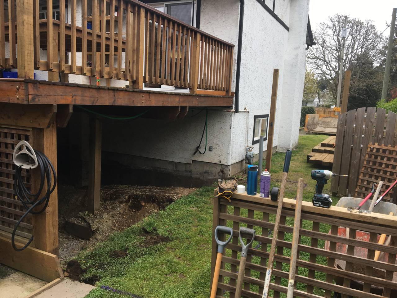 Garden walkway and gate - before