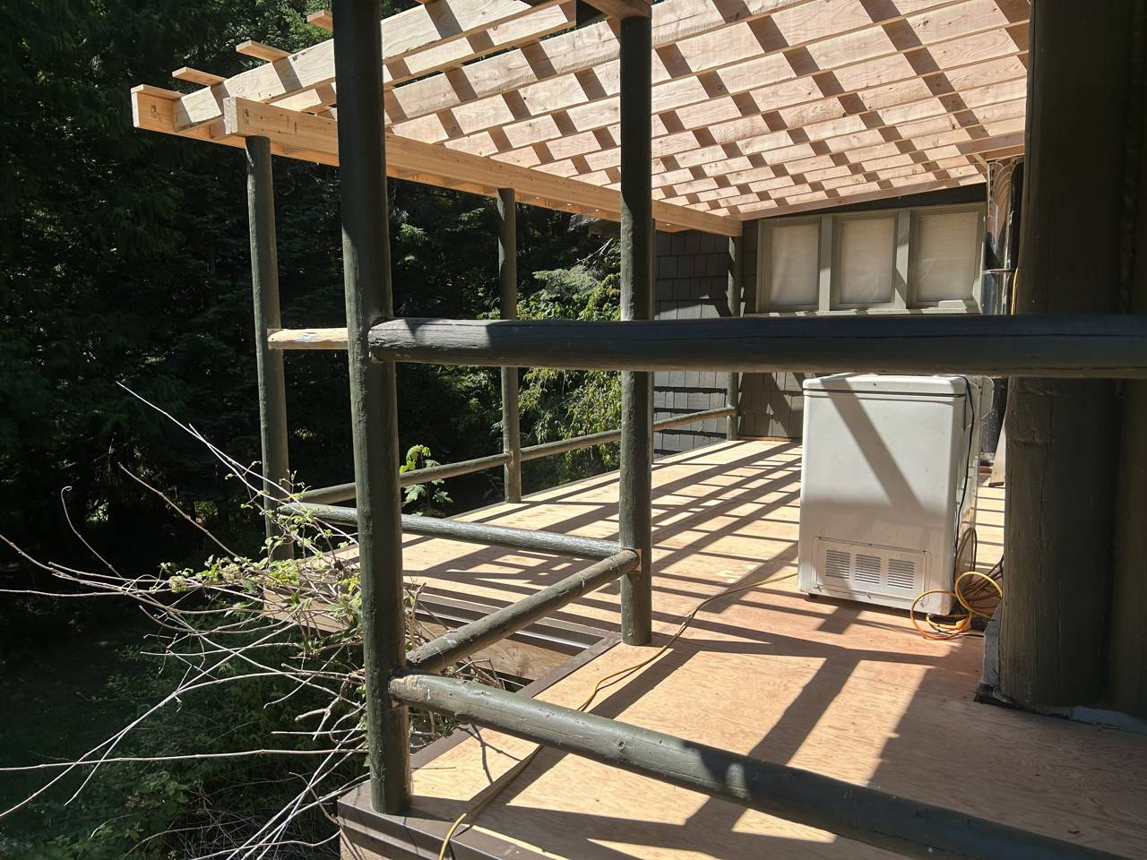 Covered deck - after