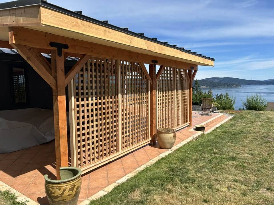Custom outdoor living space - after - exterior