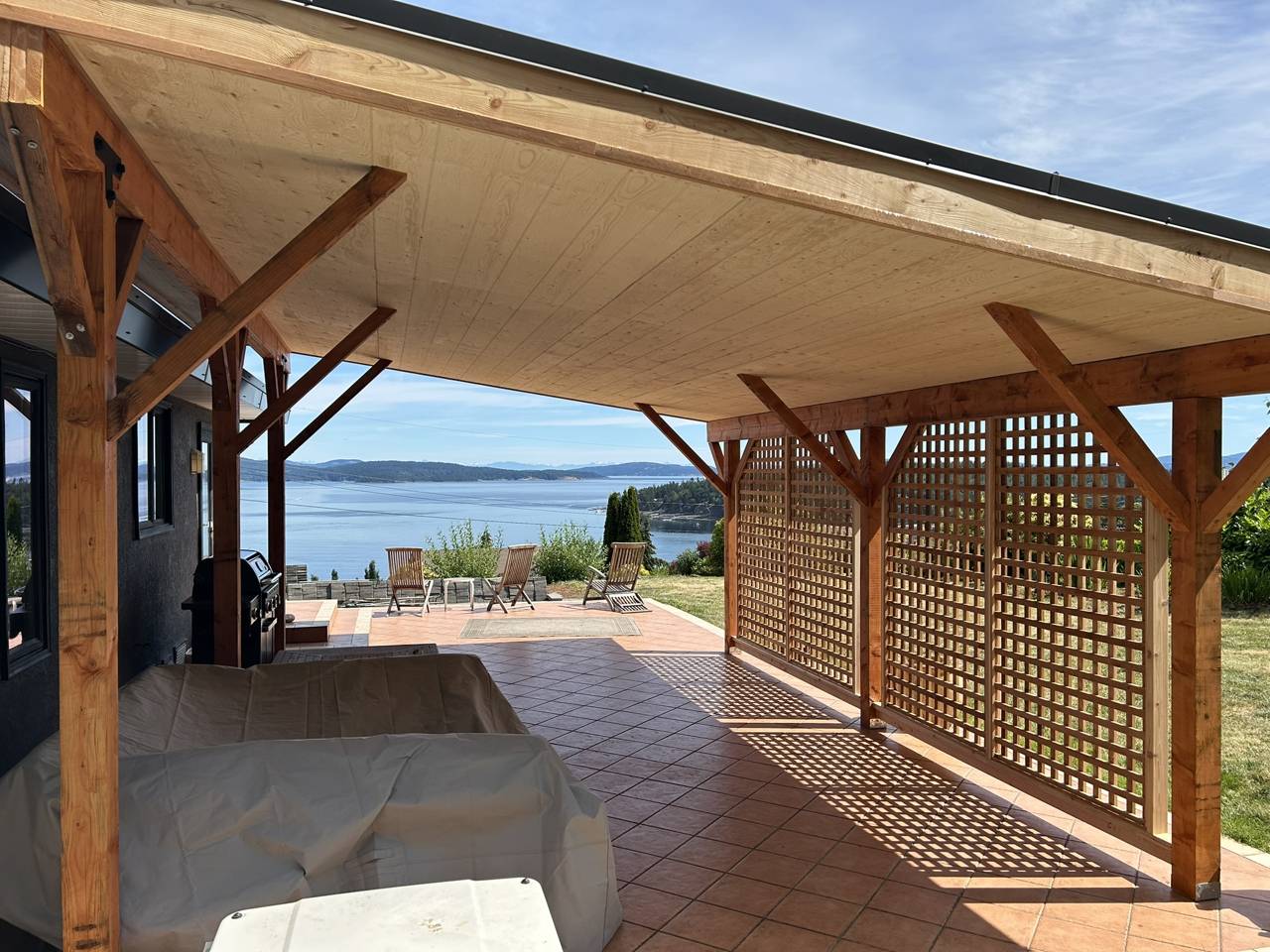 Custom outdoor living space - after - interior