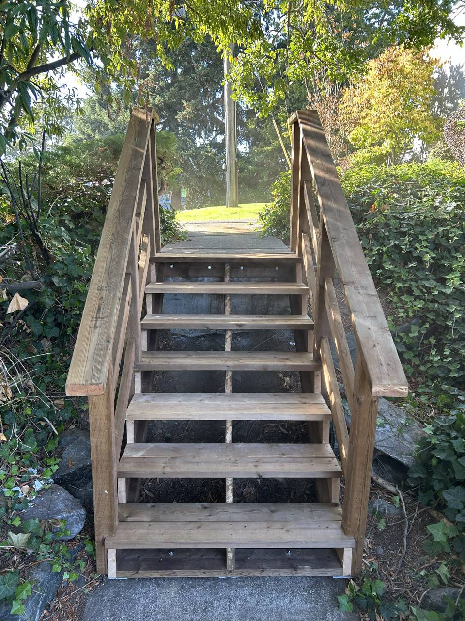 Staircase rebuild - after - carpentry complete