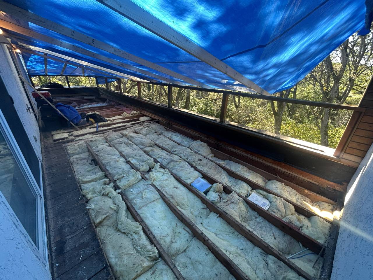 Deck refresh - in progress - old surface removed