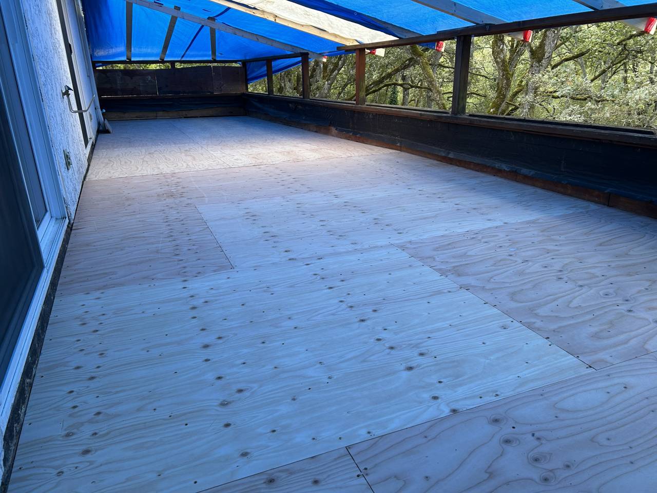 Deck refresh - in progress - new substrate