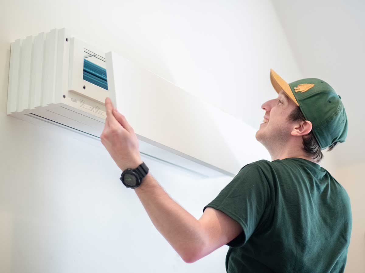 Completed home comfort system installation by Rise service partner